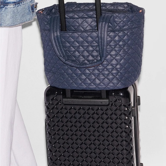 MZ Wallace Medium Metro Tote Delix - Black and Brown Tortoise Print - Picture 9 of 10